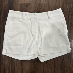 Nike Women's White Golf Shorts